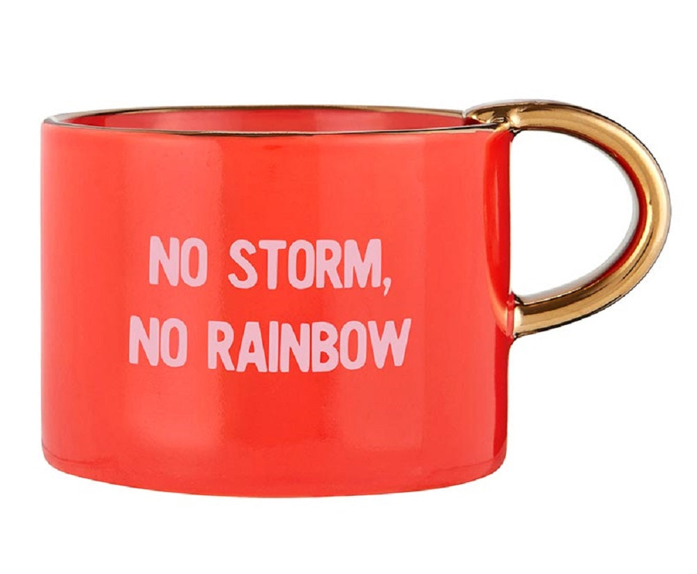 No Storm, No Rainbow Mug, Tray, & Spoon Set