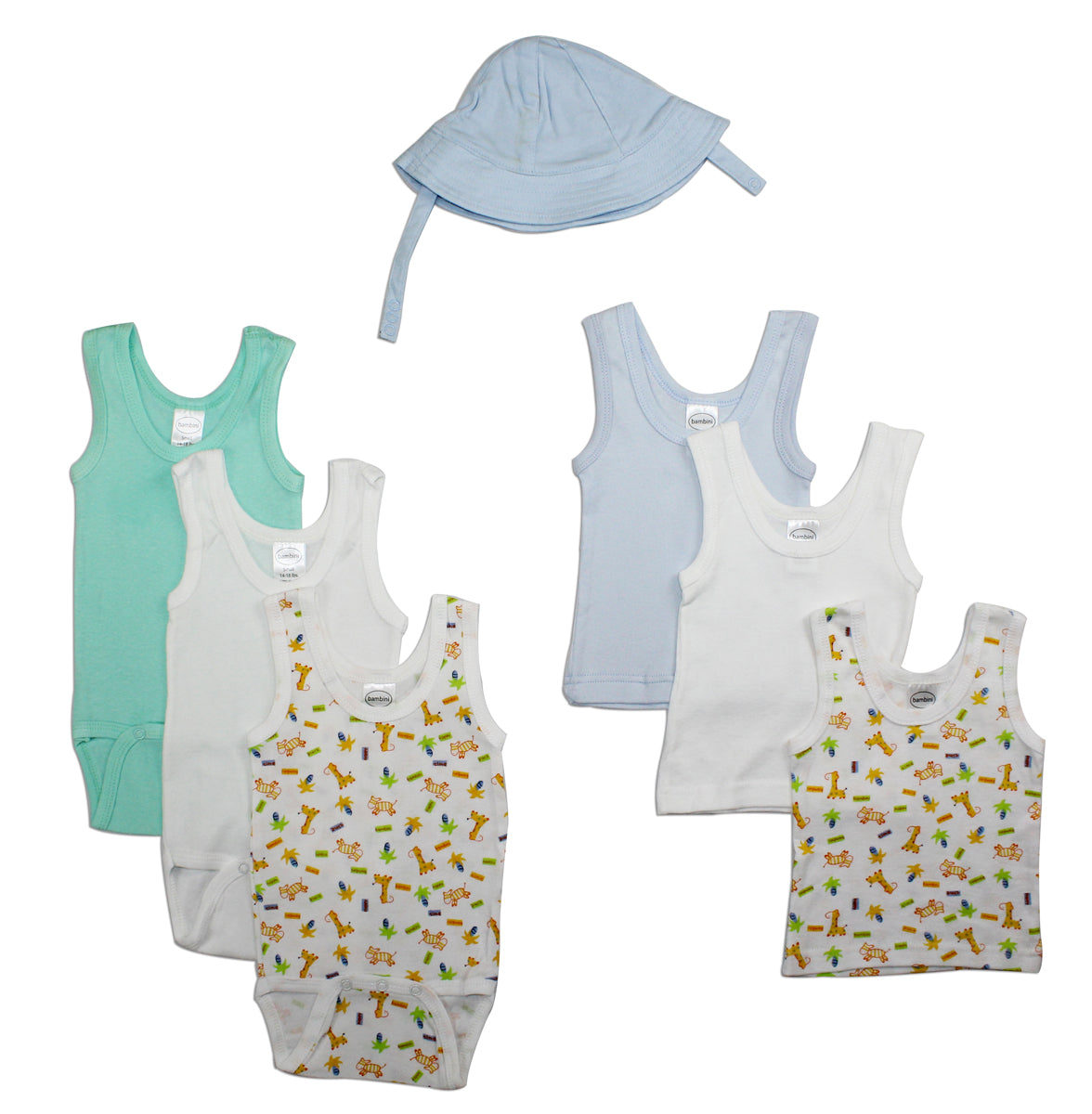 Boys' Summer 7 Piece Layette Set