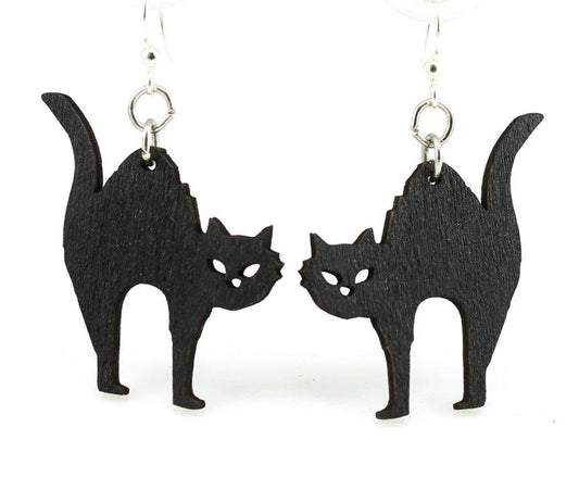 Halloween Cat Earrings # 1247