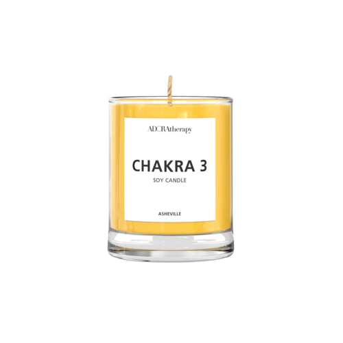 Solar Plexus Chakra Meditation Candle