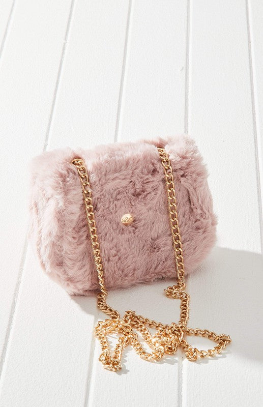 Fluffy Micro Mini Bag  Vegan Fur