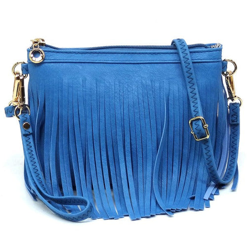 Western Fringe Clutch Cross Body Bag