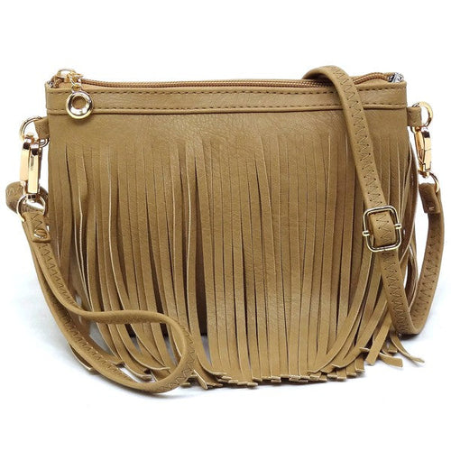 Western Fringe Clutch Cross Body Bag