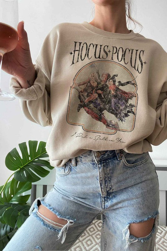 HOCUS POCUS HALLOWEEN GRAPHIC SWEATSHIRT