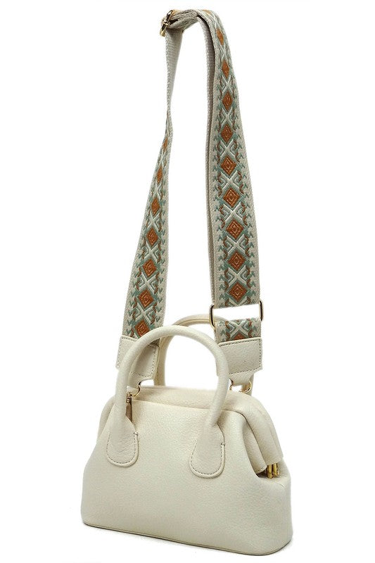 Spring Frame Doctors Satchel Crossbody Bag