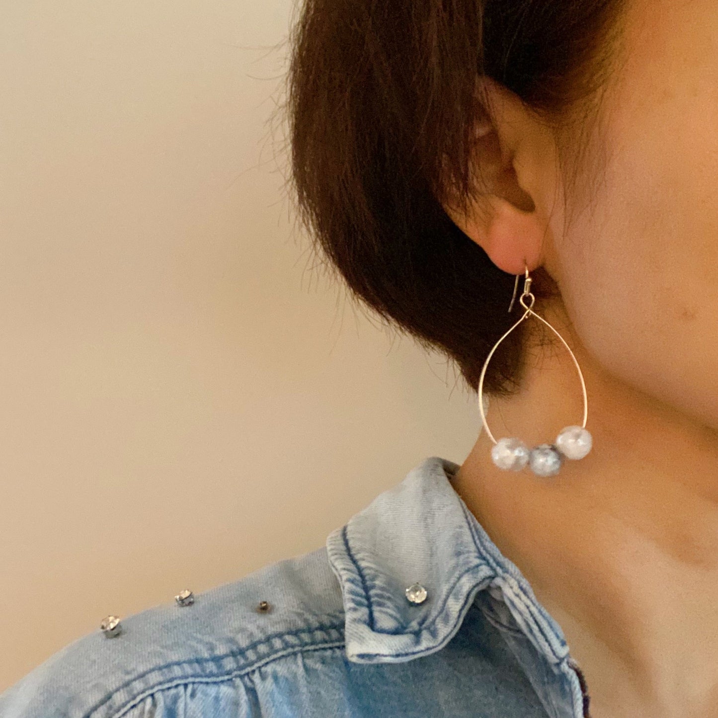 Teardrop Wire Earrings