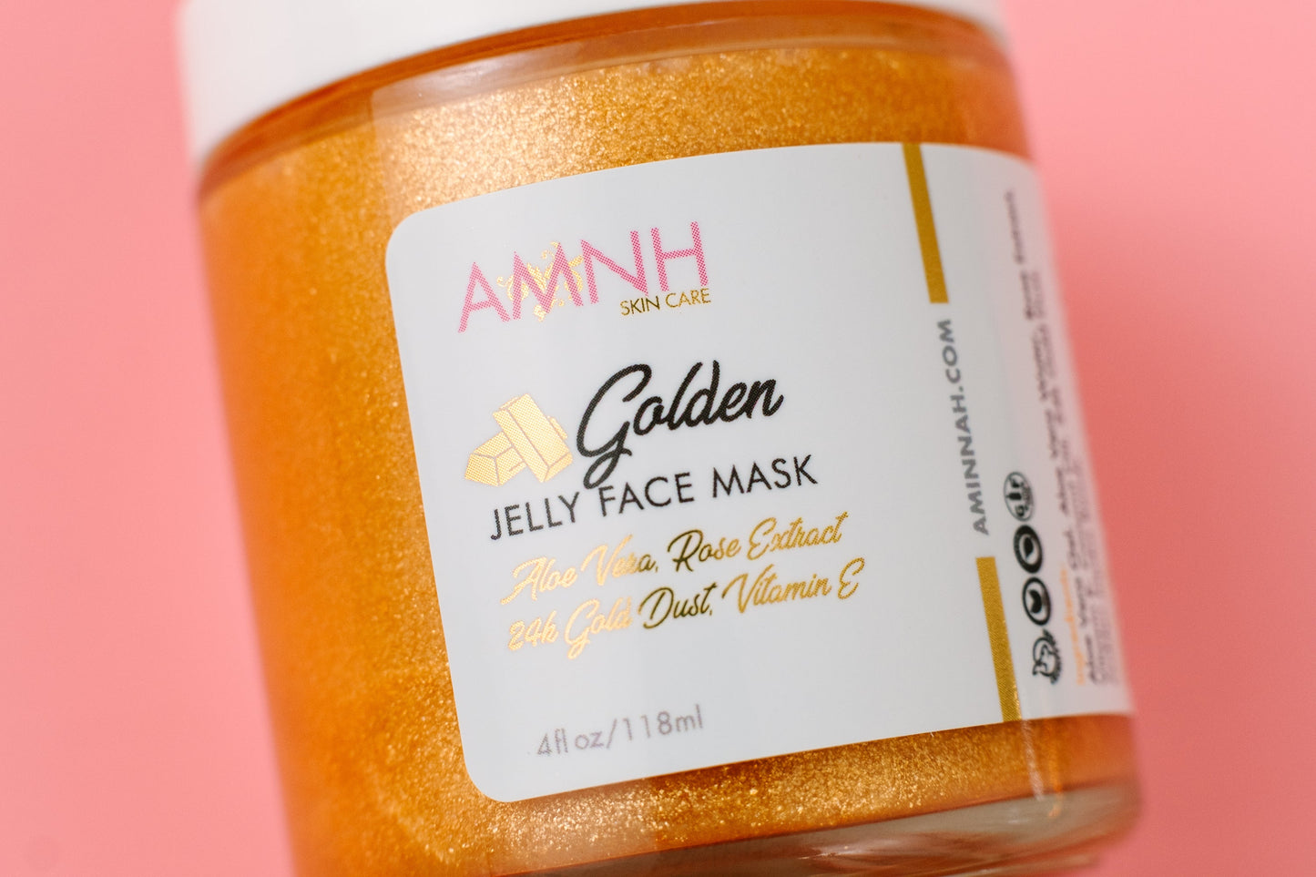 "24k Golden" Jelly Face Mask