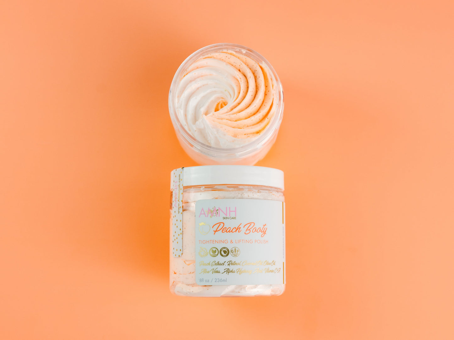 "Peach Booty" Collection |Body Butter| Serum| Sugar Scrub|