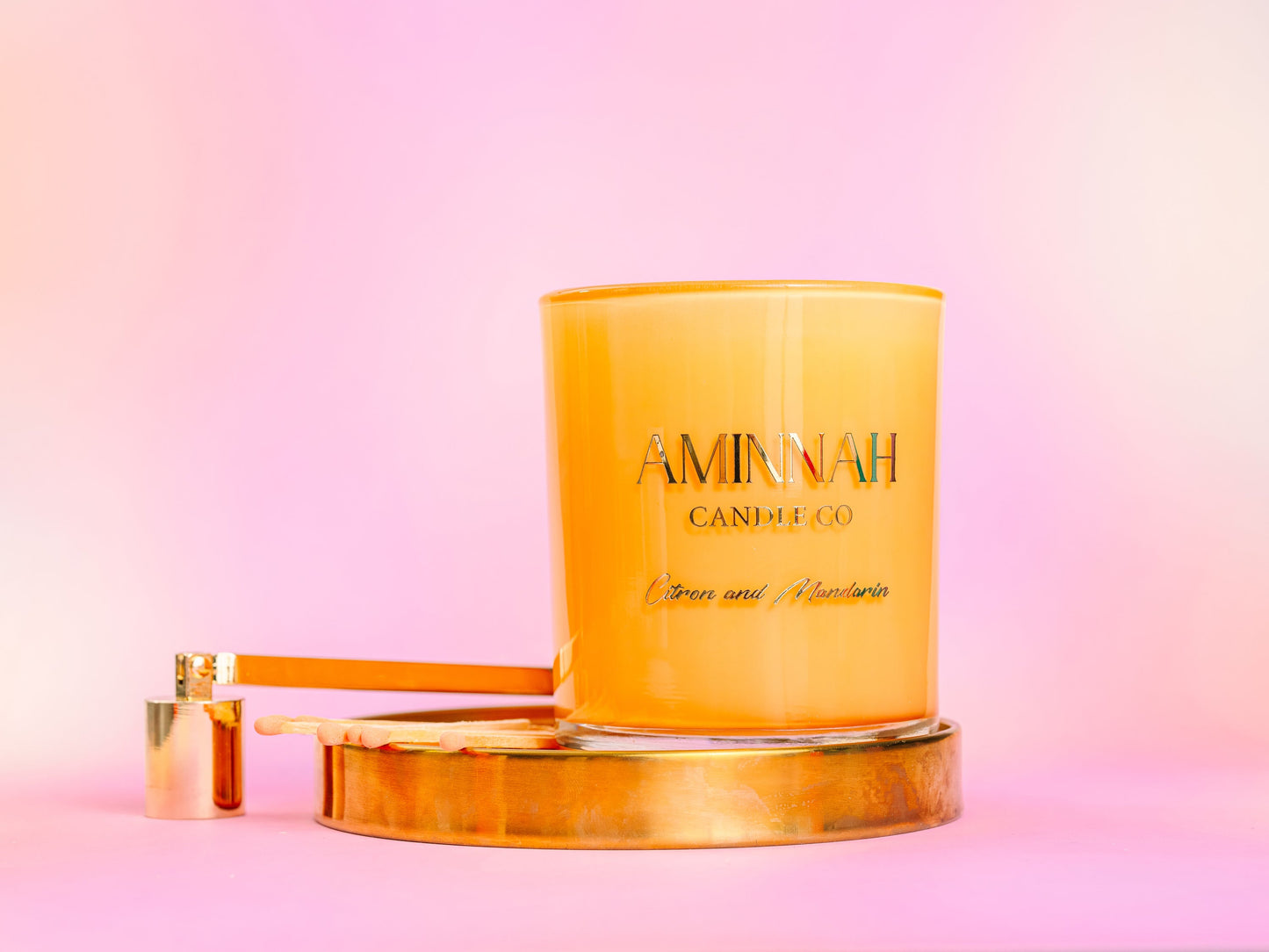 "Citron & Mandarin" Scented Candle