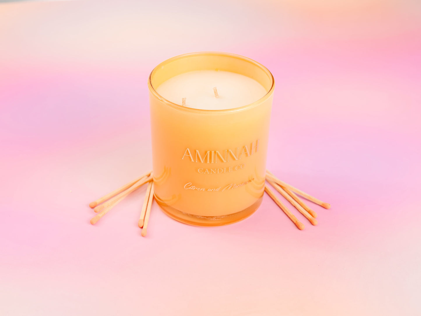 "Citron & Mandarin" Scented Candle