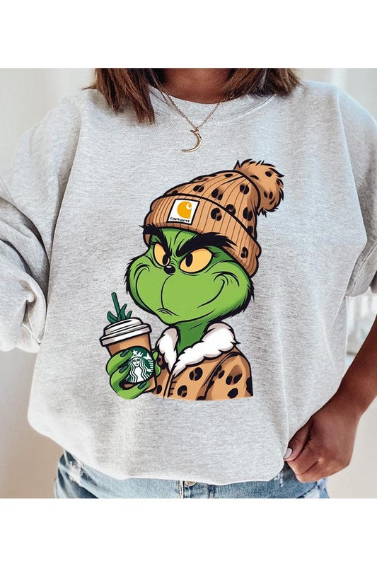 GRINCH FLEECE SWEATSHIRT