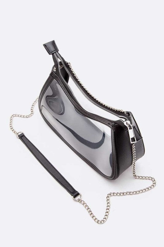 Transparent Stadium Shoulder Bag