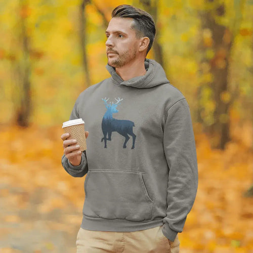 Deer Color 2 Mens Hoodie