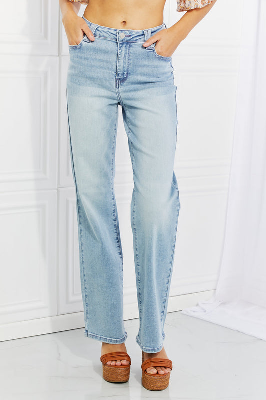 Judy Blue Harper High Waist Wide Leg Jeans