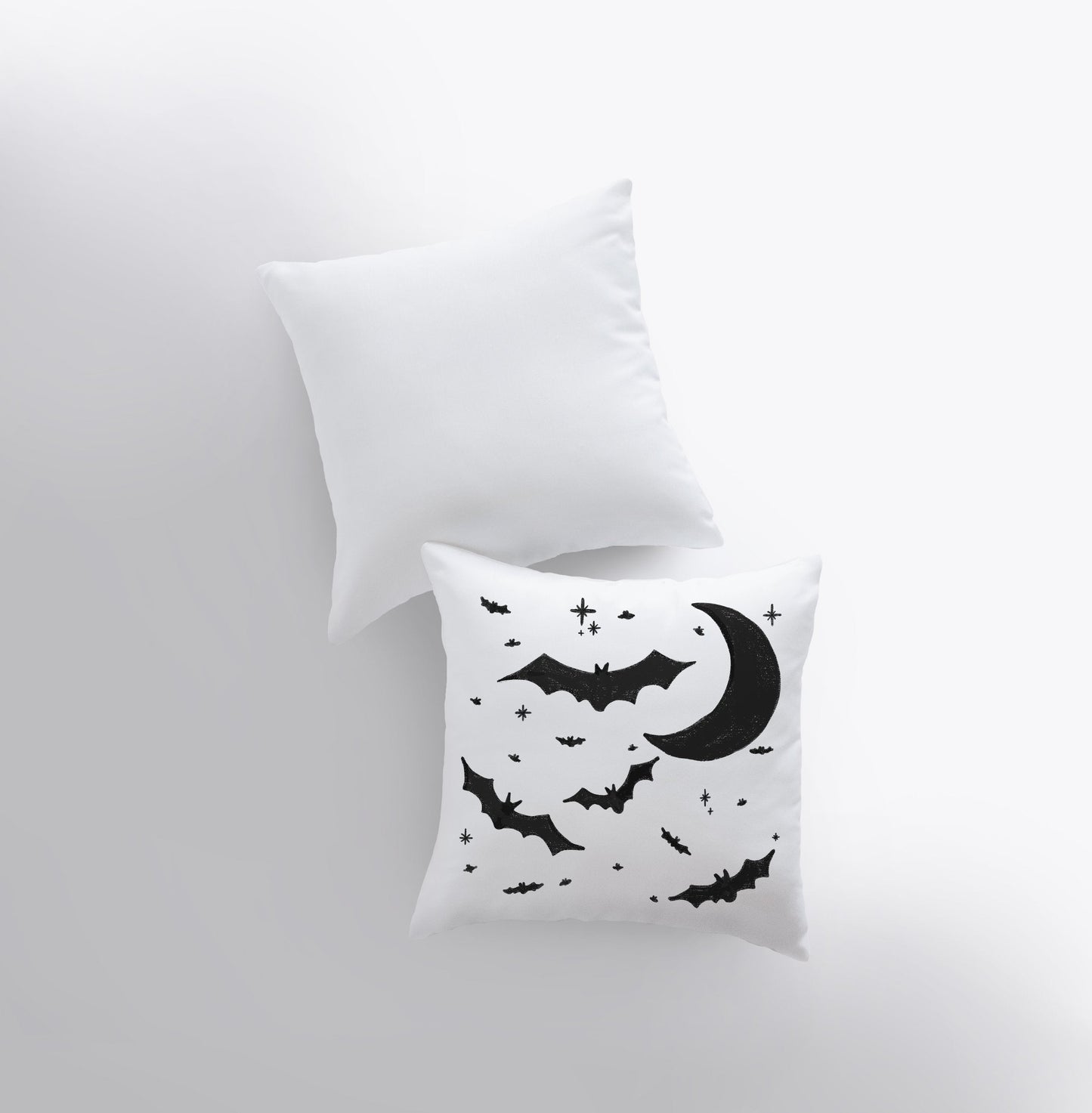 MINI Bats on White Pillow Cover | Fall Décor | Farmhouse Pillows |