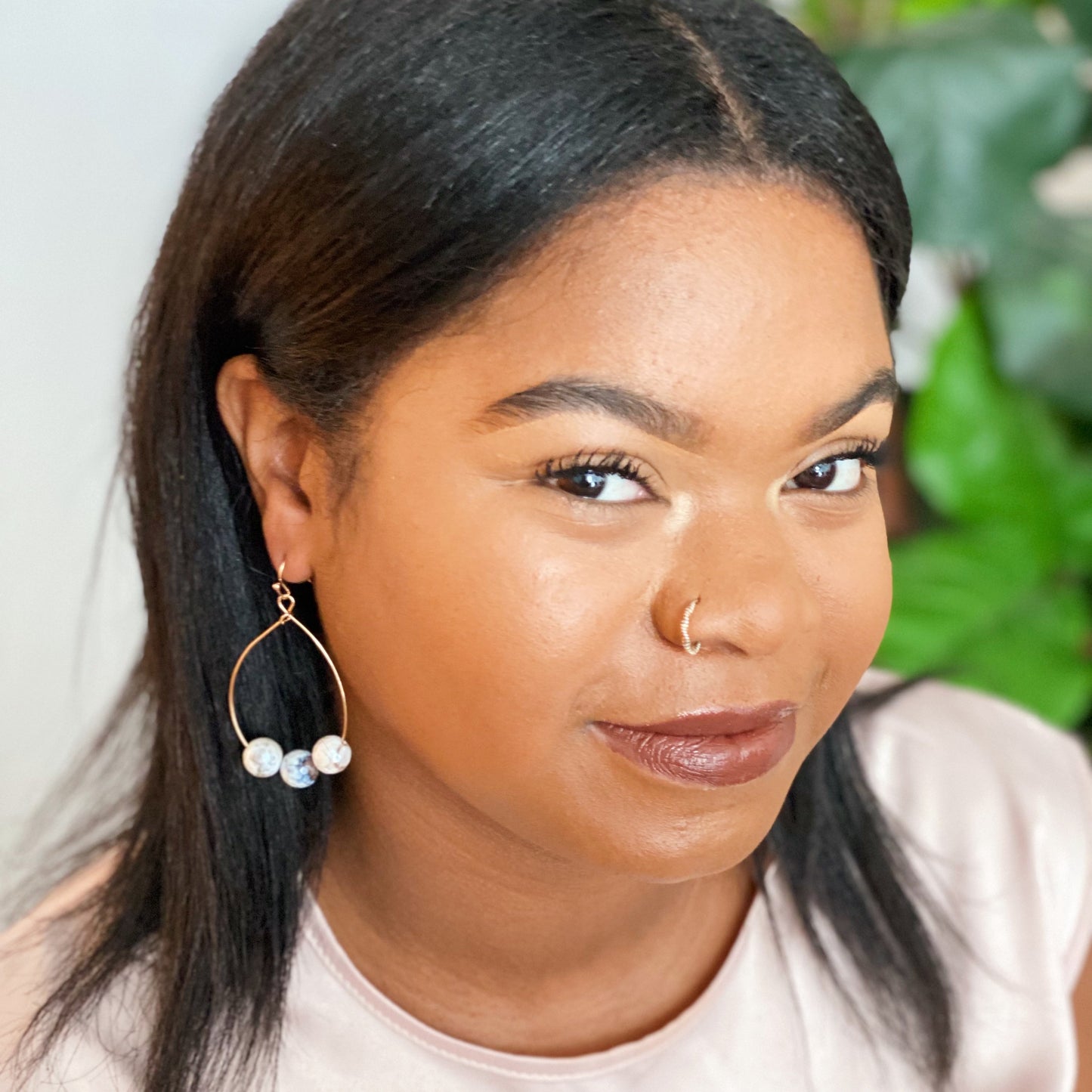 Teardrop Wire Earrings