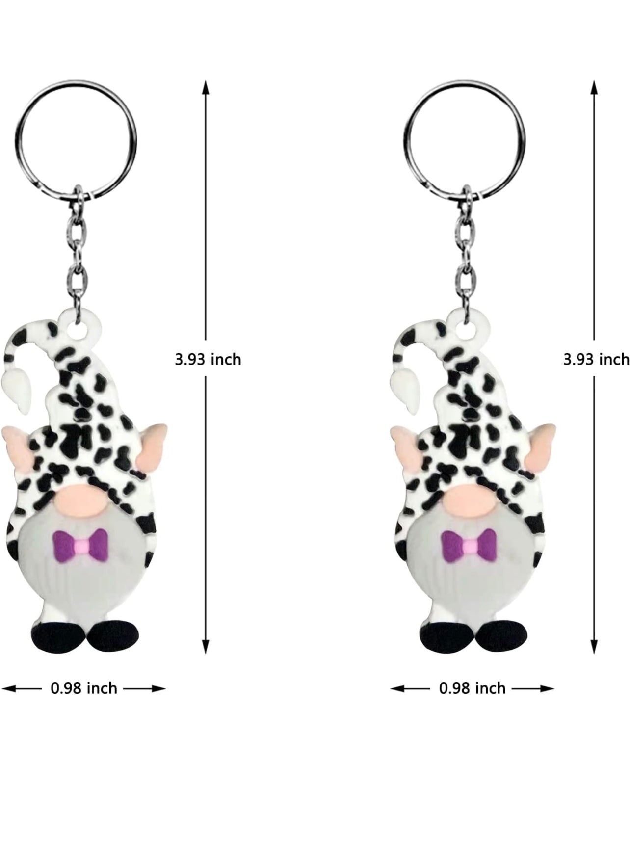 Cow Gnome Key Chain