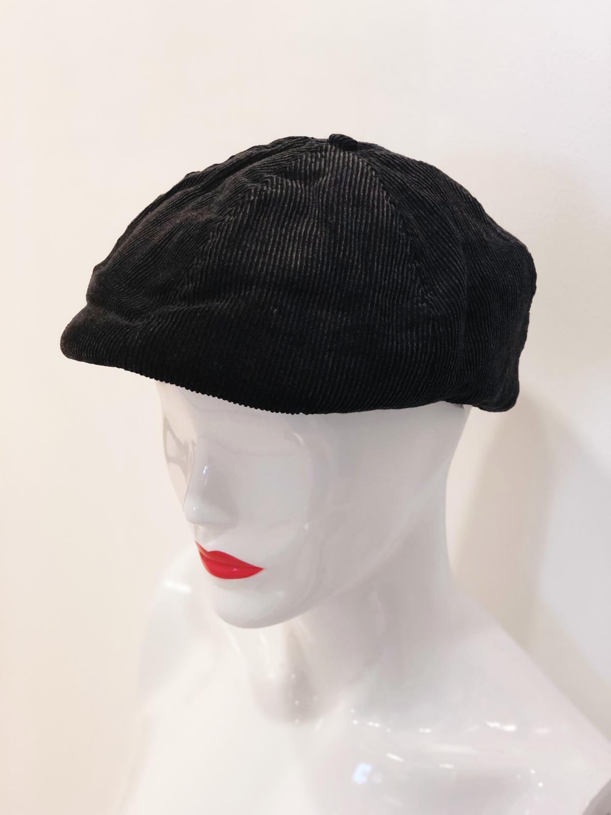 'Blaze' Black Soft Beret