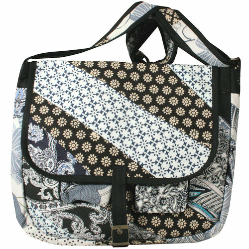 Patchwork Messenger Bag