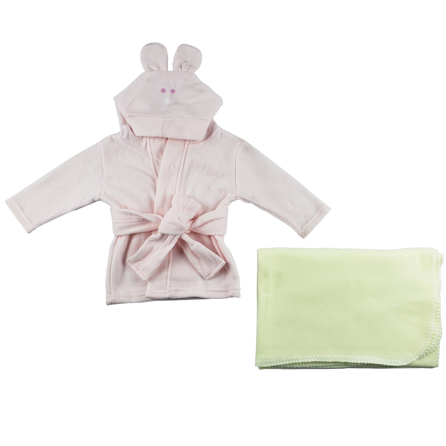 Fleece Robe and Blanket - 2 Pc Set