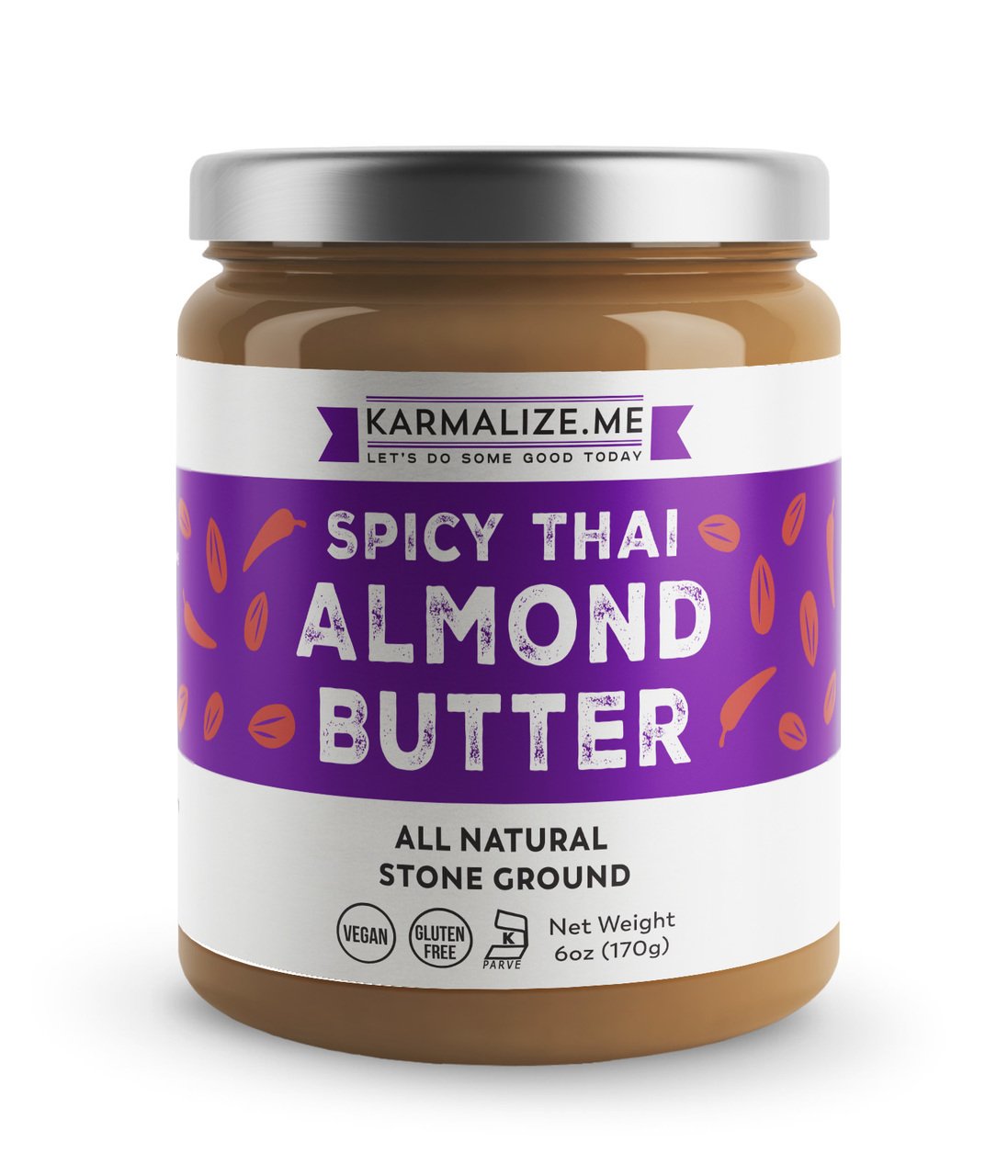 Vegan Spicy Thai Almond Butter - Freshly Made