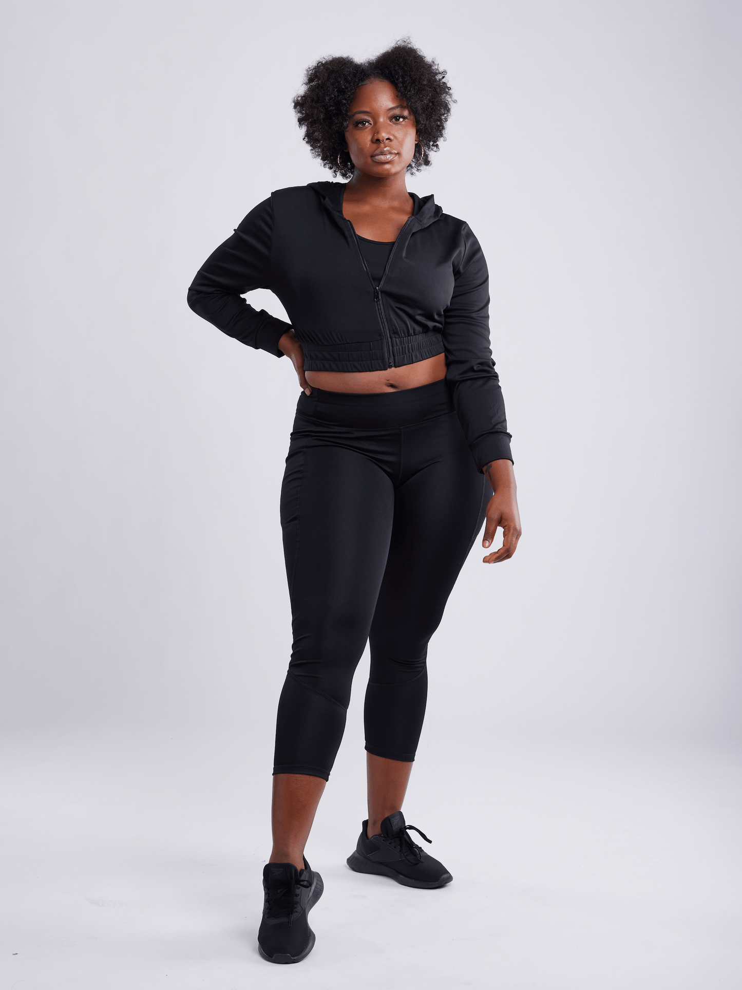 High-Waisted Classic Gym Leggings with Side Pockets