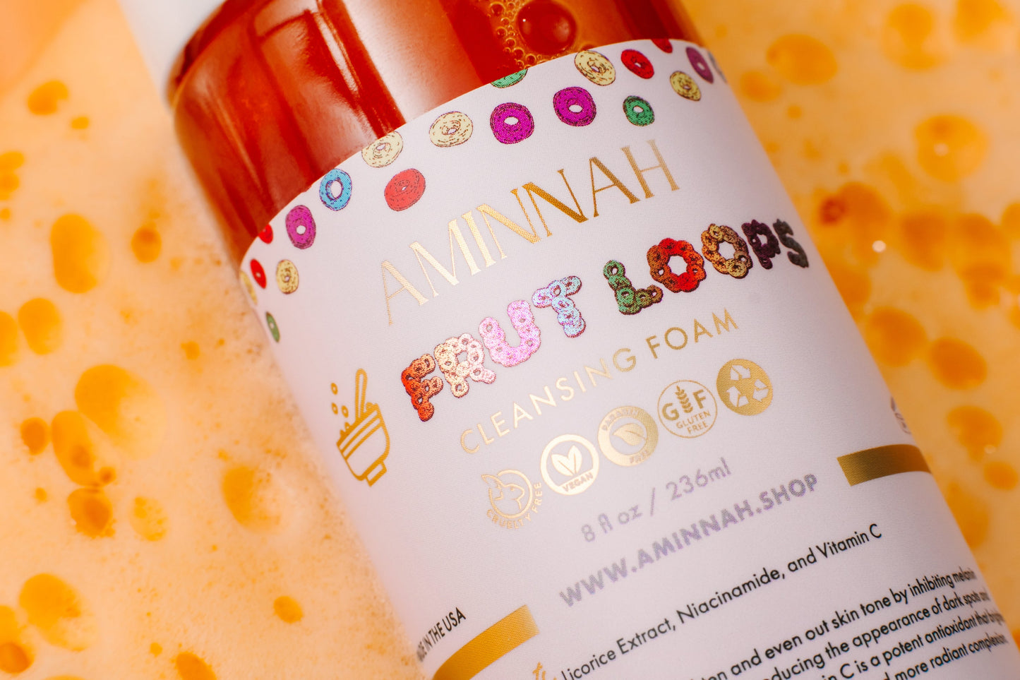 "Frut Loops" Cleansing Foam