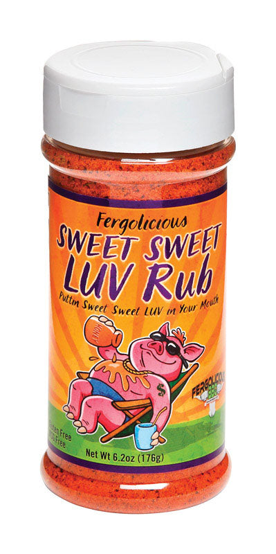 Bbq Spot 8962607 Fergolicious Sweet Sweet Luv BBQ Rub, 6.2 oz