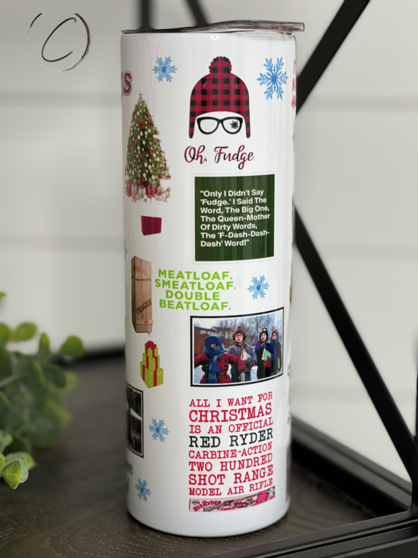 A Christmas Story 20oz Skinny Tumbler