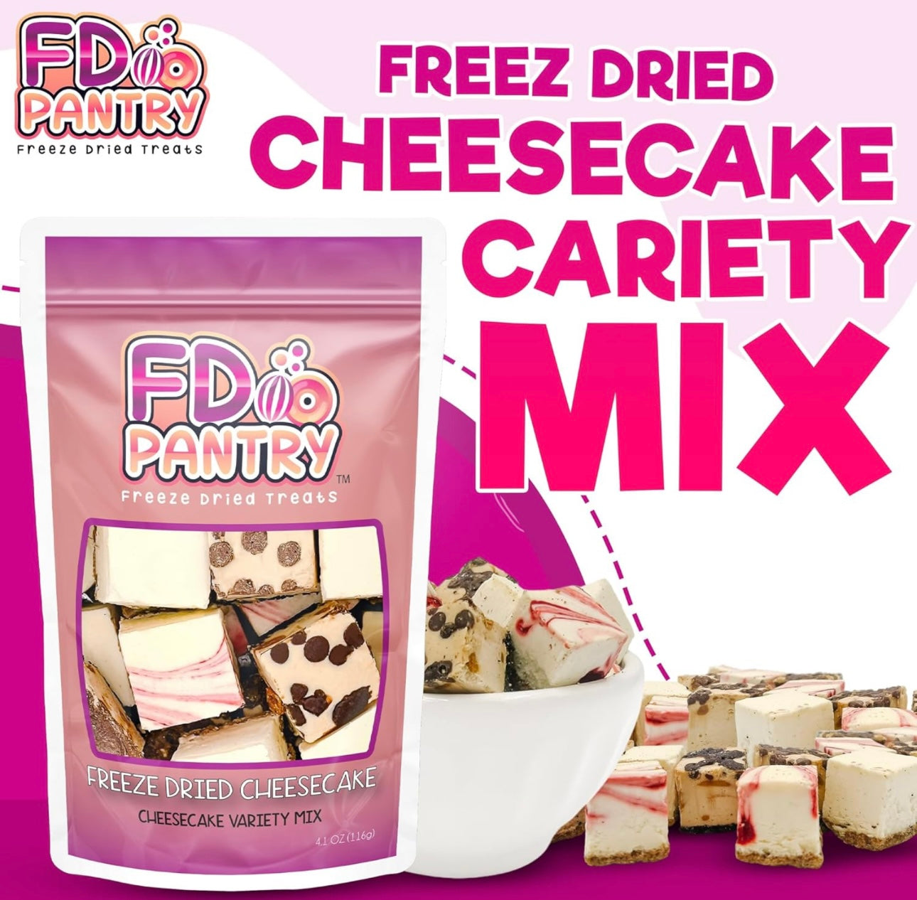 Freeze Dried Cheesecake