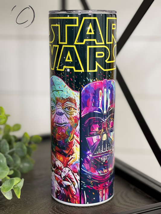 Abstract Star Wars 20oz Skinny Tumbler