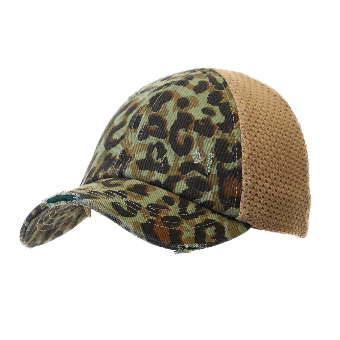 CC Leopard Women Hats Extremely Comfy Fit Ponytail Cap