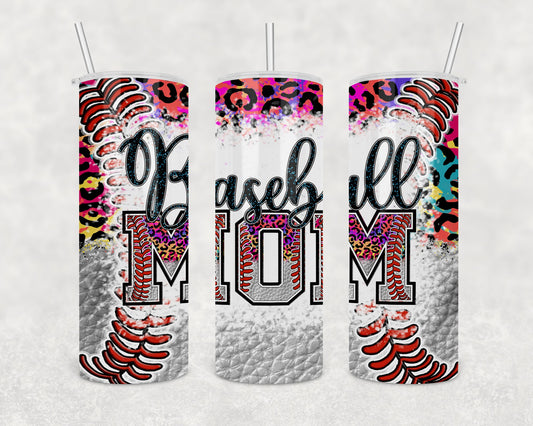 Baseball Mom Skinny Tumbler