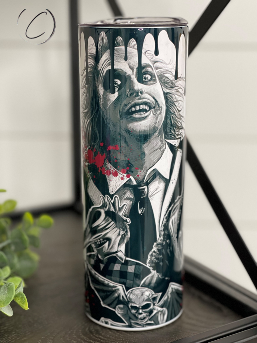 Beetlejuice 20oz Skinny Tumbler