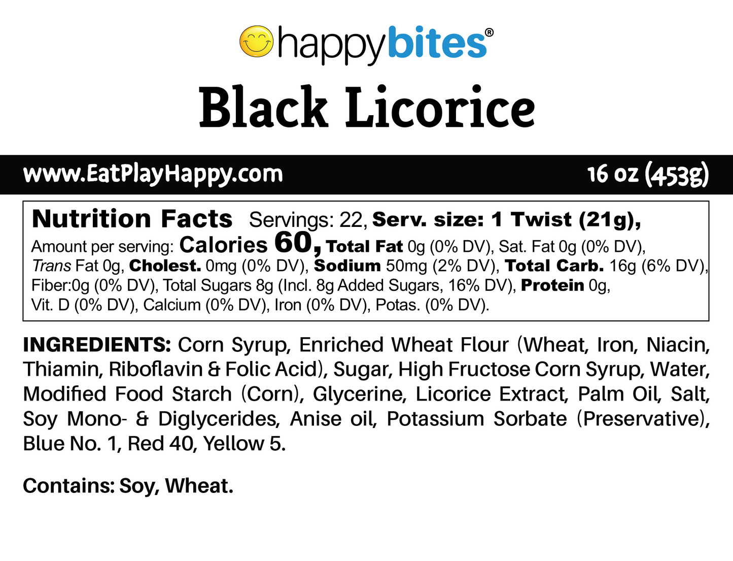 Sweet Roots Black Licorice (16 oz)