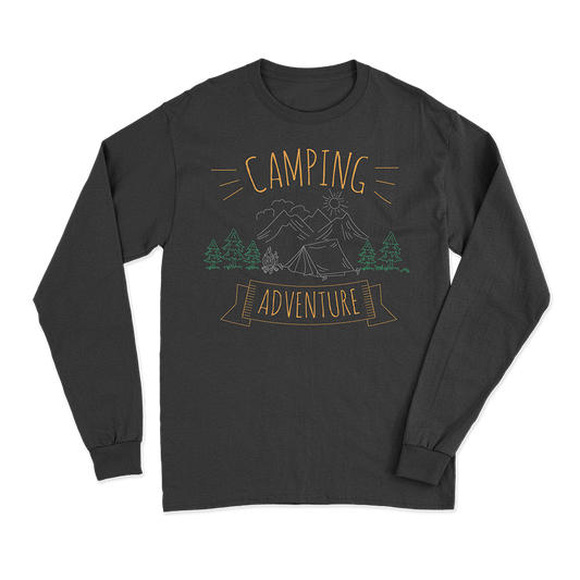 Camping Adventure Men Long Sleeve Shirt