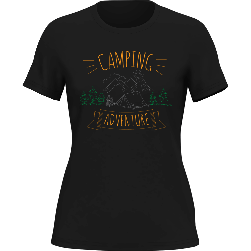 Camping Adventure T-Shirt for Women