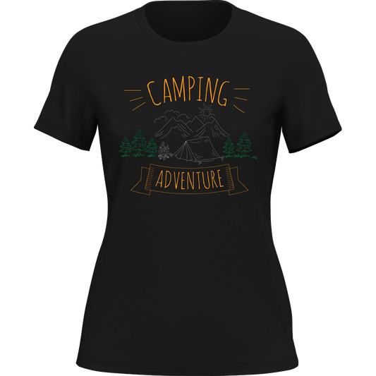 Camping Adventure T-Shirt for Women