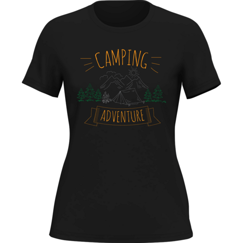 Camping Adventure T-Shirt for Women