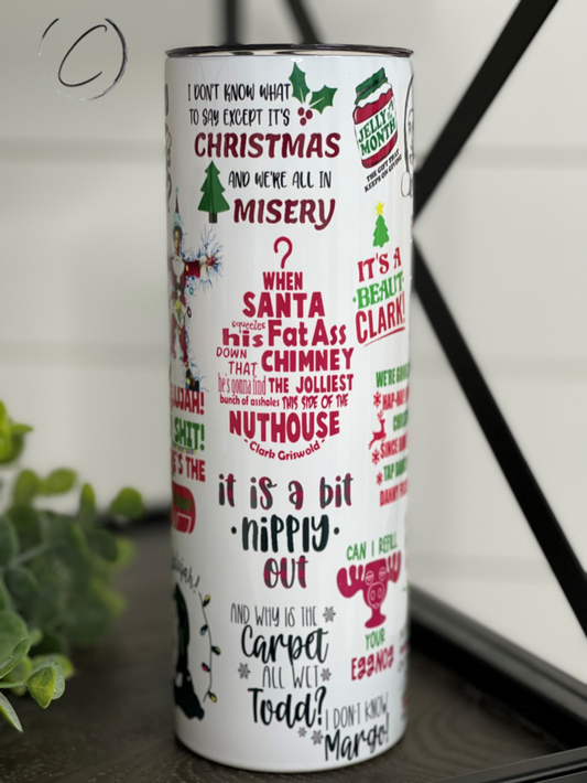 Christmas Vacation 20oz Skinny Tumbler