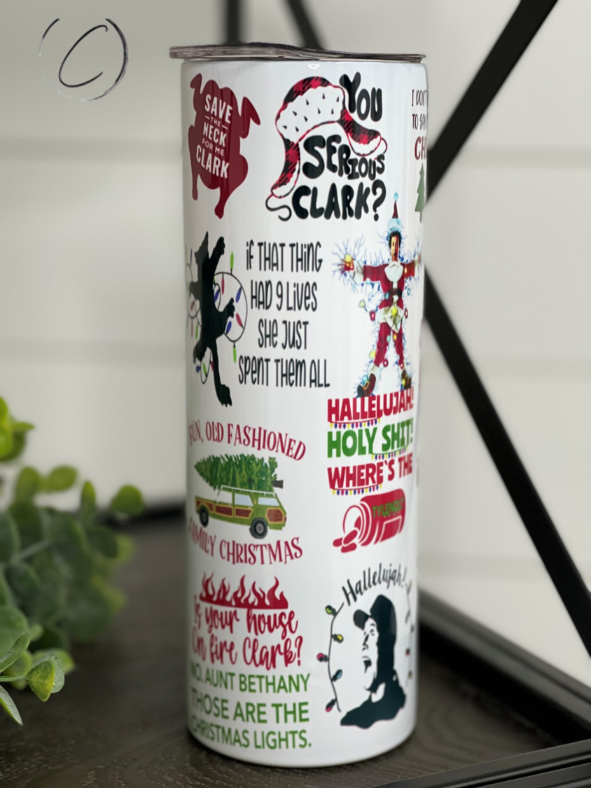 Christmas Vacation 20oz Skinny Tumbler