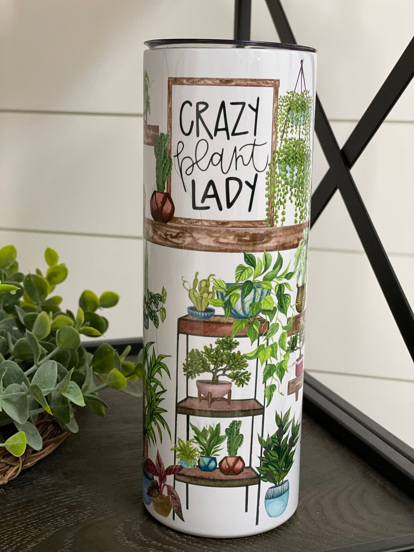 Crazy Plant Lady 20oz Skinny Tumbler