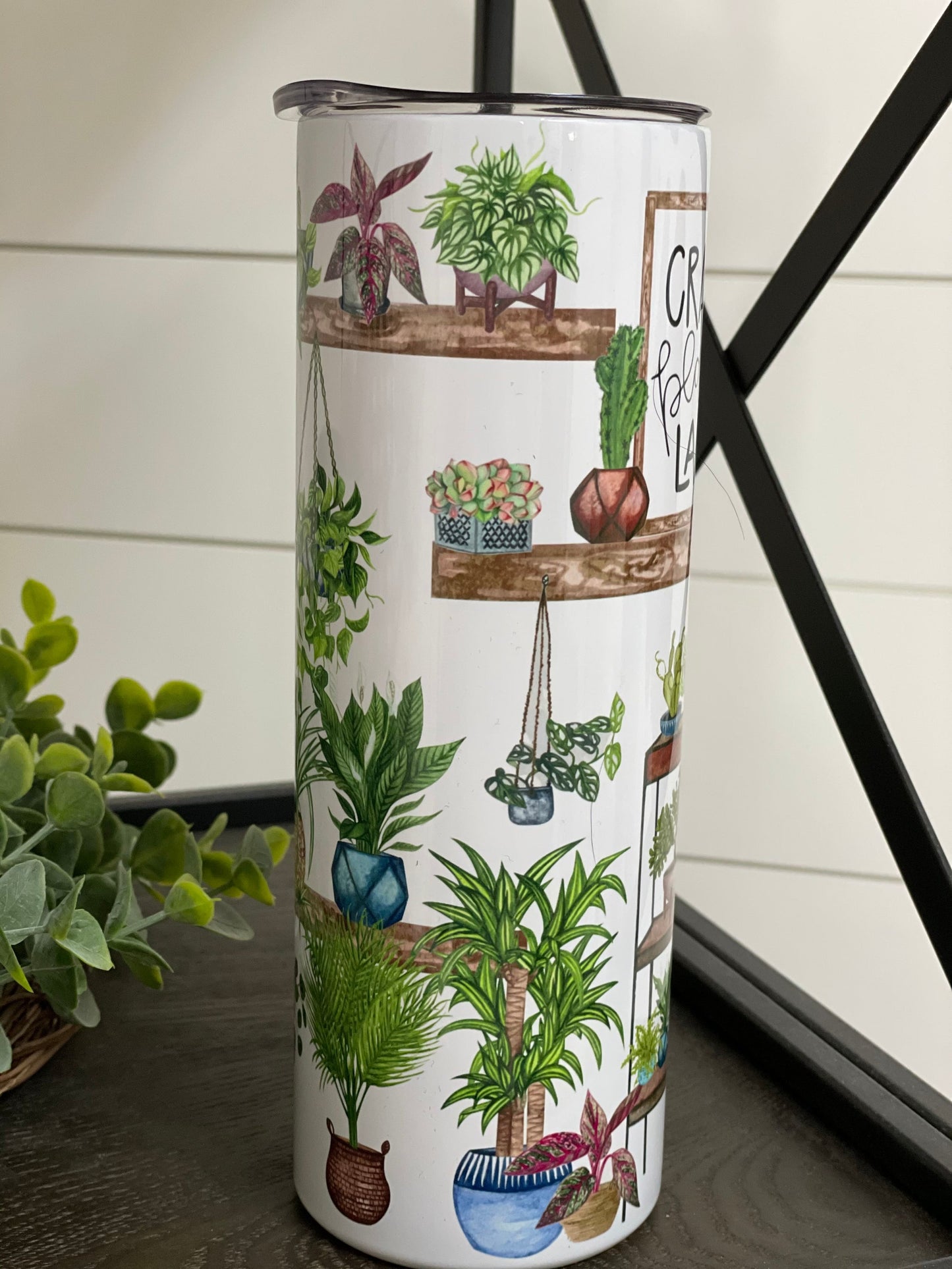 Crazy Plant Lady 20oz Skinny Tumbler