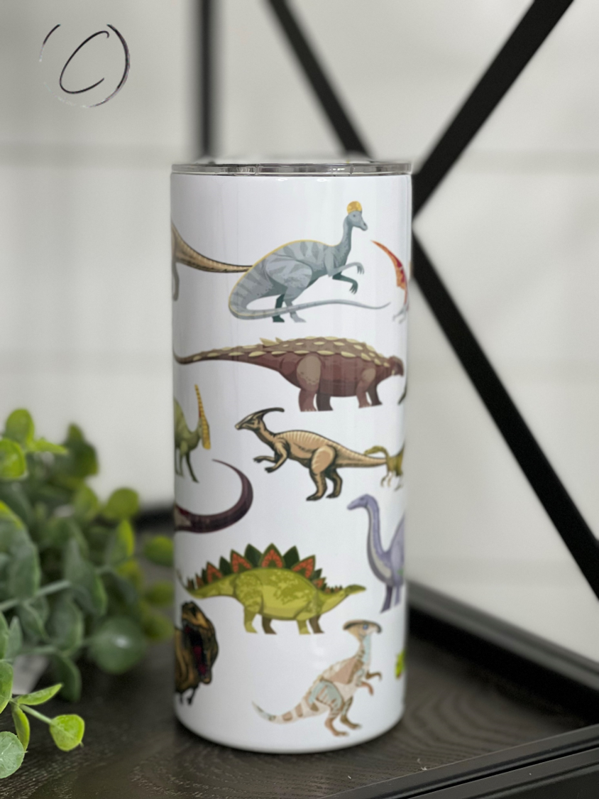 Dino's 15oz Kids Skinny Tumbler