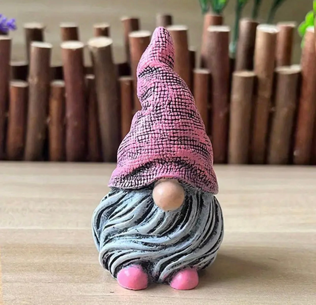 Pink Gnome Statue