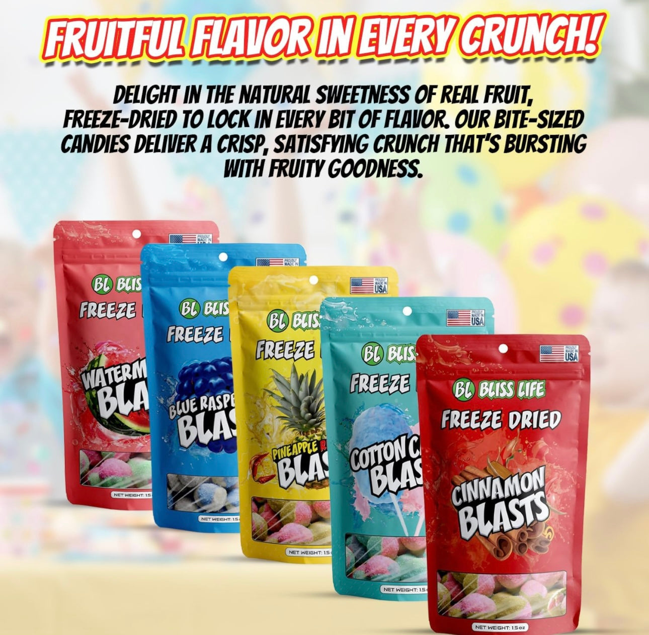 Bliss Life Freeze Dried Pineapple Reaper Blasts