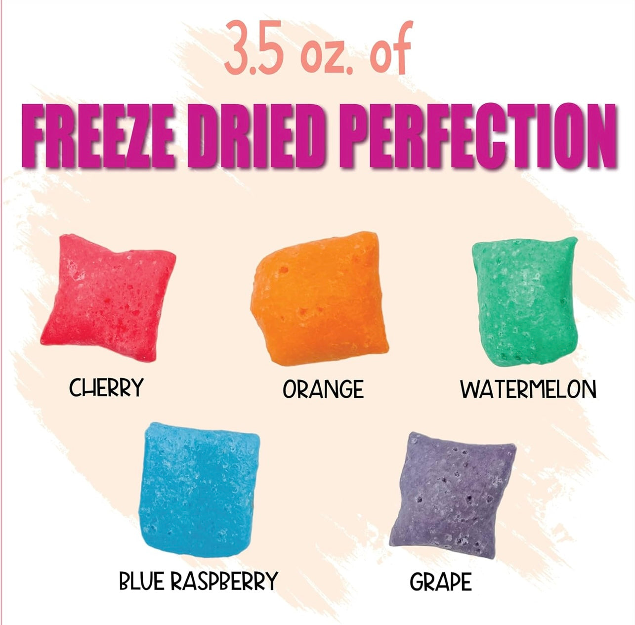 Freeze Dried Air Taffy Crunch Candy