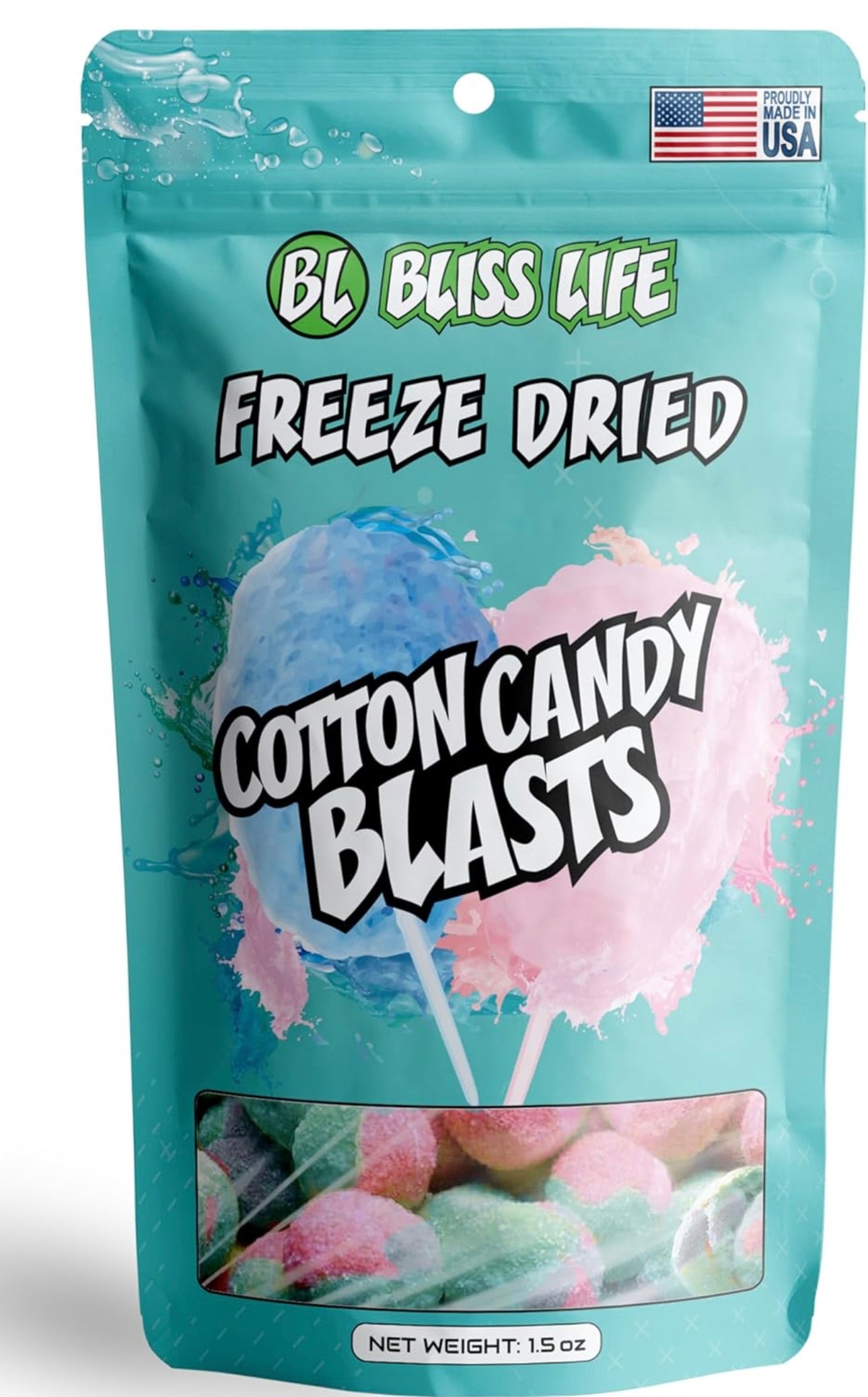 Bliss Life Freeze Dried Cotton Candy Blasts