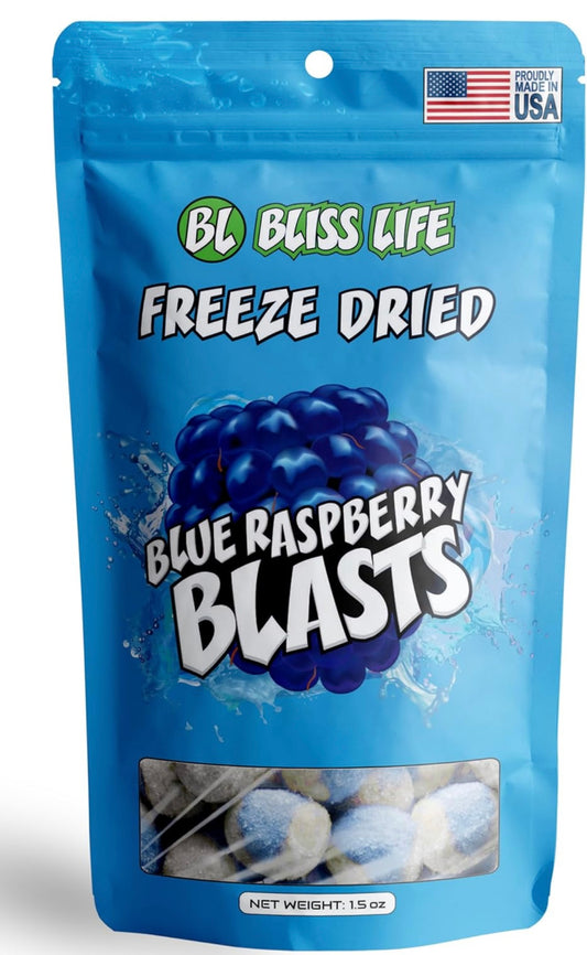 Bliss Life Freeze Dried Blue Raspberry Blasts