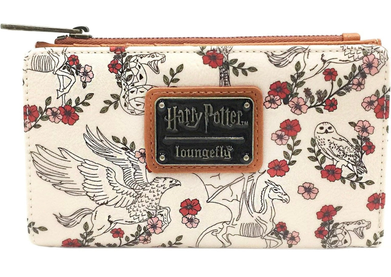 Loungefly Harry Potter Floral Flap Wallet